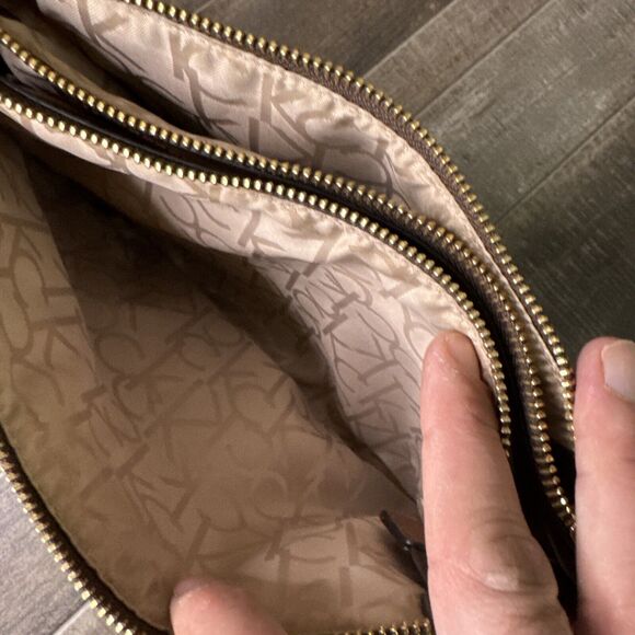 Calvin Klein Signature PVC Small Shoulder Crossbody Bag - Picture 8 of 16